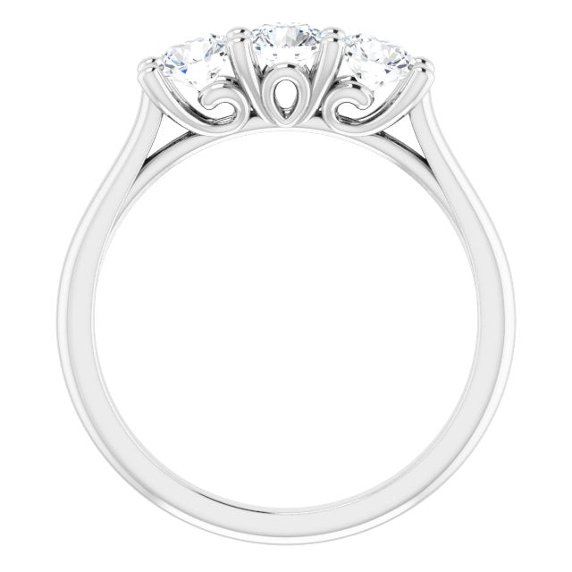 4.1mm Round 3/4 CTW Diamond Engagement Ring