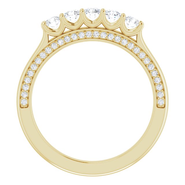 Round 1/2 CTW Natural Diamond Anniversary Band