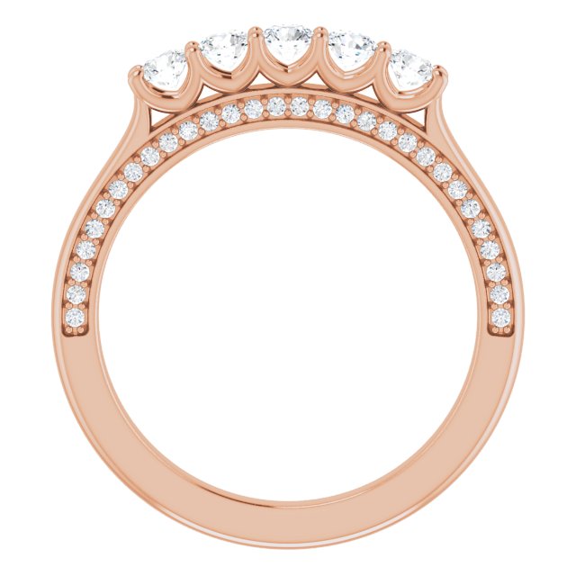 Round 1/2 CTW Natural Diamond Anniversary Band