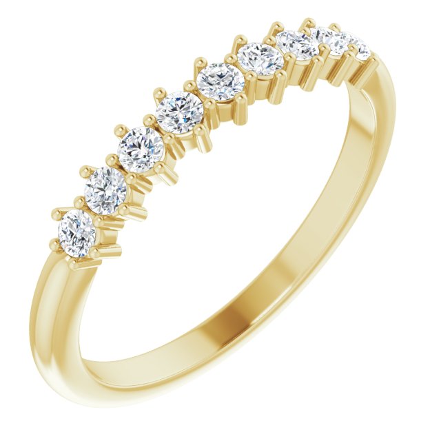 Round 1/4 CTW Lab-Grown Diamond Anniversary Band