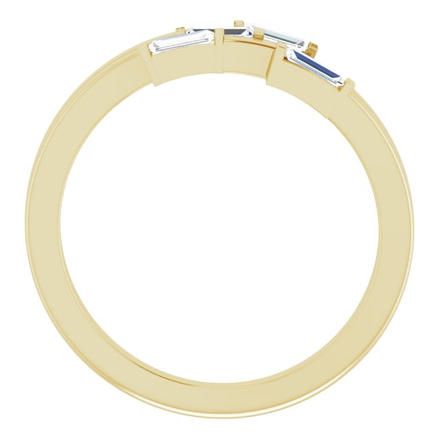 1/4 CTW Diamond Geometric Ring