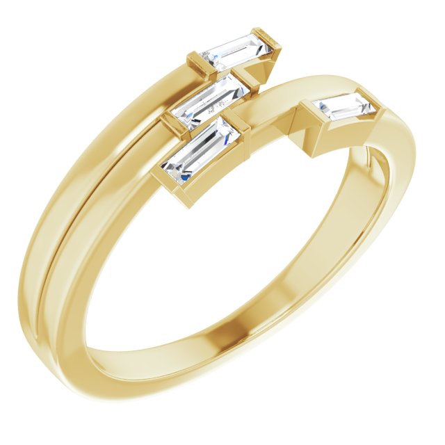1/4 CTW Diamond Geometric Ring