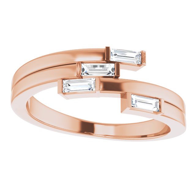 1/4 CTW Diamond Geometric Ring