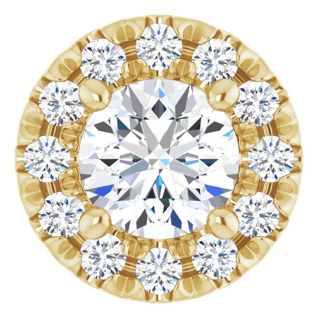 Round 1/3 CTW Natural Diamond Pendant