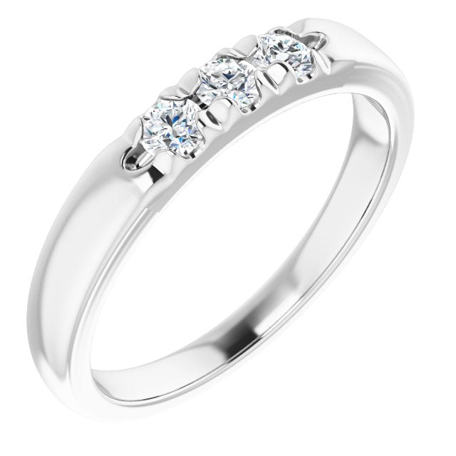 Round 1/4 CTW Natural Diamond Anniversary Band