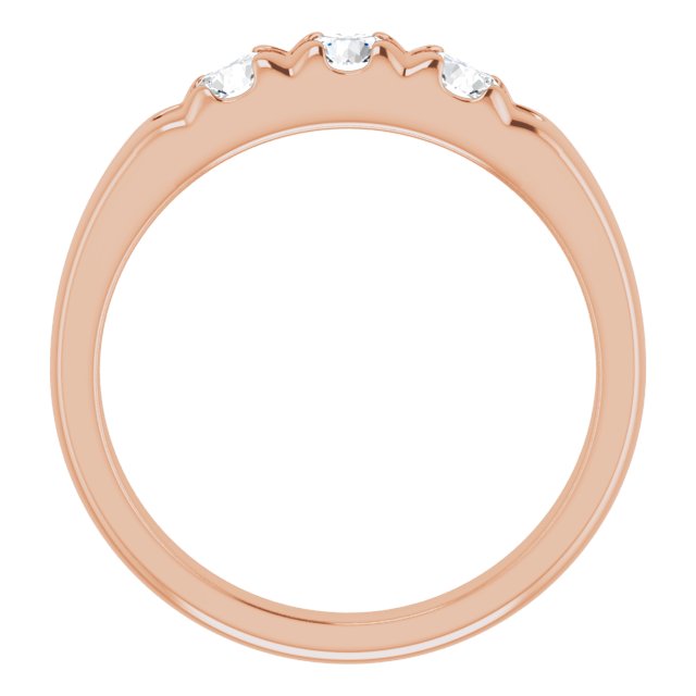 Round 3/4 CTW Natural Diamond Anniversary Band