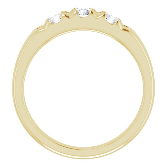 Round 3/4 CTW Natural Diamond Anniversary Band