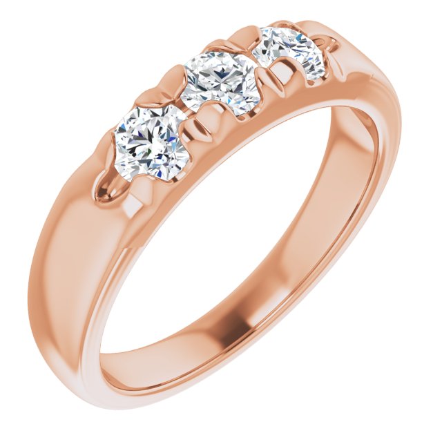 Round 3/4 CTW Natural Diamond Anniversary Band