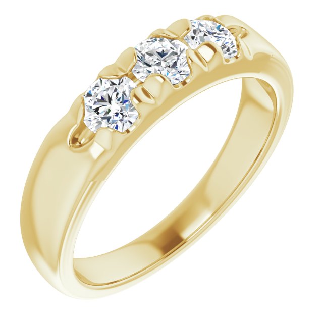 Round 3/4 CTW Natural Diamond Anniversary Band