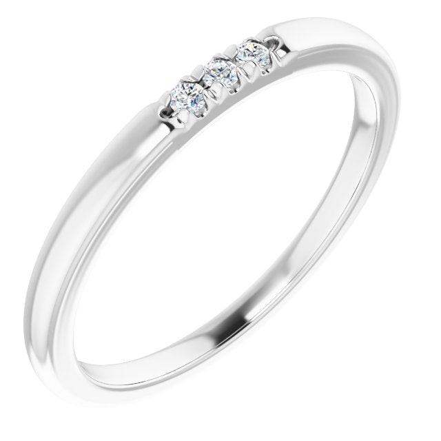 Round .04 CTW Natural Diamond Anniversary Band