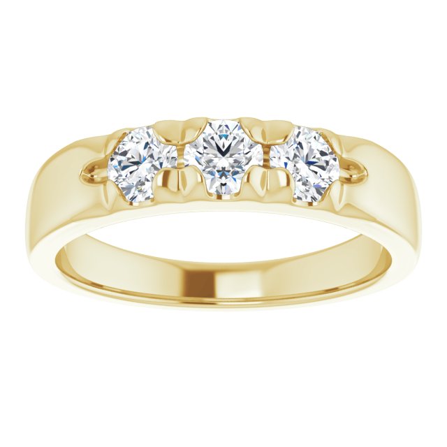Round 3/4 CTW Natural Diamond Anniversary Band