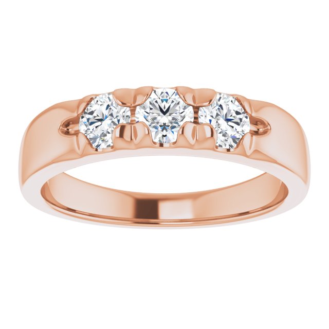 Round 3/4 CTW Natural Diamond Anniversary Band