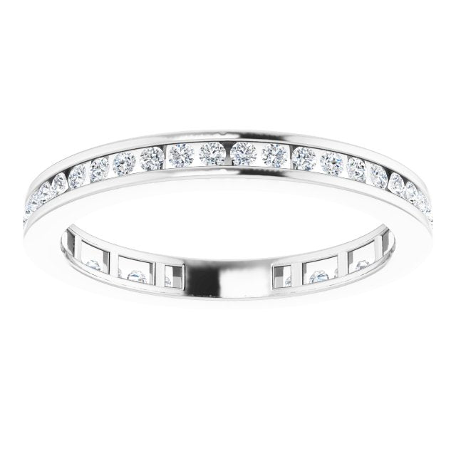 Round 3/8 CTW Natural Diamond Stackable Ring