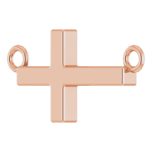 22x11.5mm Sideways Cross Necklace