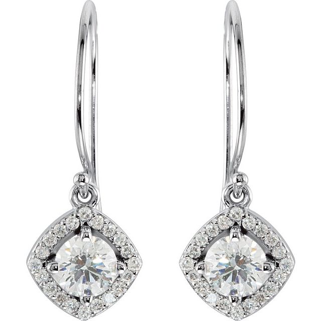 Round 1 1/6 CTW Natural Diamond Earrings