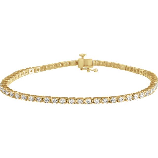 Round 3 CTW Lab-Grown Diamond Line 7 1/4" Bracelet