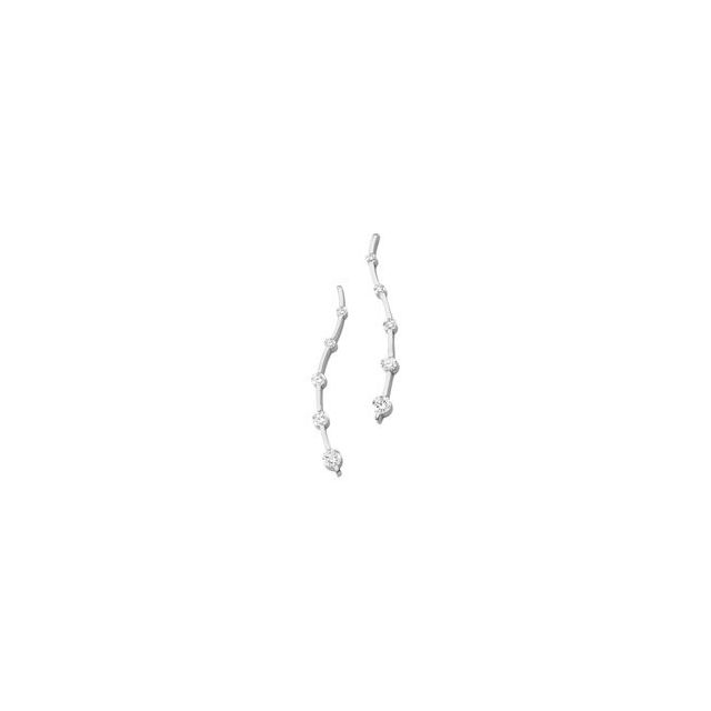 Round 1 CTW Natural Diamond Journey Earrings