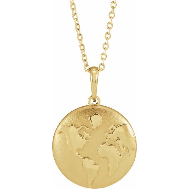 Old World Globe Necklace