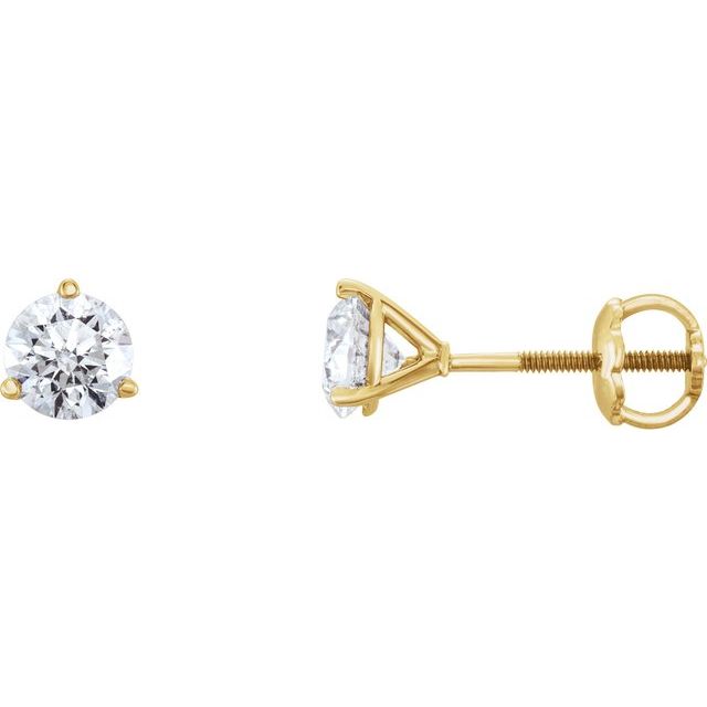 Round 3/4 CTW Natural Diamond Earrings