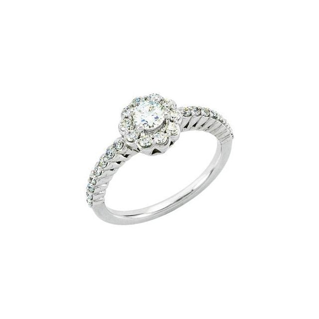 3/4 CTW Natural Diamond Engagement Ring