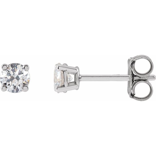 Round 1/3 CTW Lab-Grown Diamond Stud Earrings