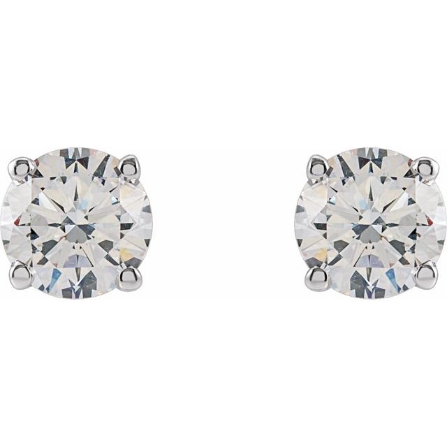 Round 3/4 CTW Lab-Grown Diamond Stud Earrings