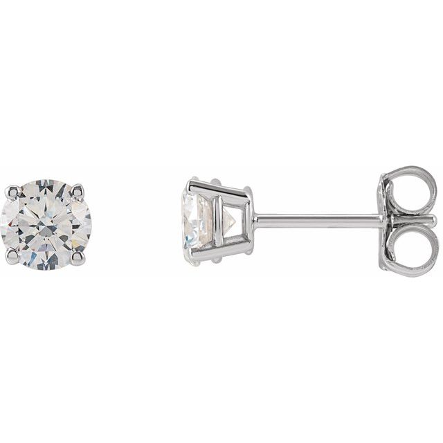 Round 3/4 CTW Lab-Grown Diamond Stud Earrings