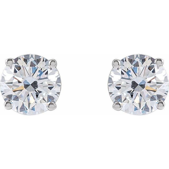 Round 1 1/2 CTW Lab-Grown Diamond Stud Earrings