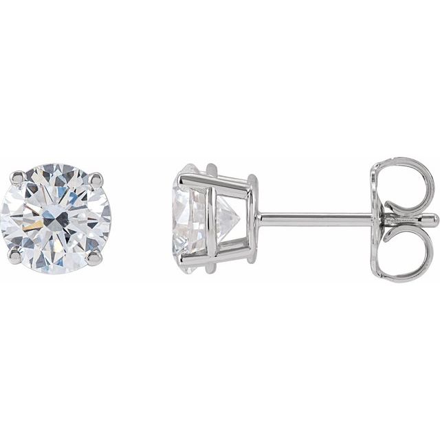 Round 1 1/2 CTW Lab-Grown Diamond Stud Earrings