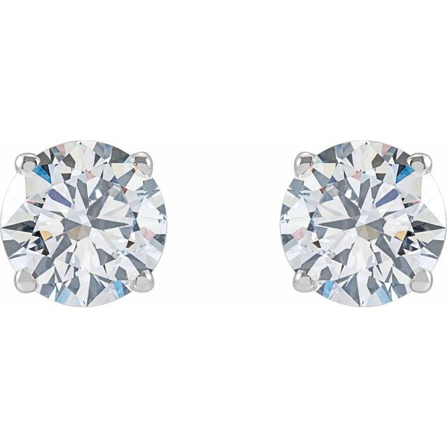 Round 2 CTW Lab-Grown Diamond Stud Earrings