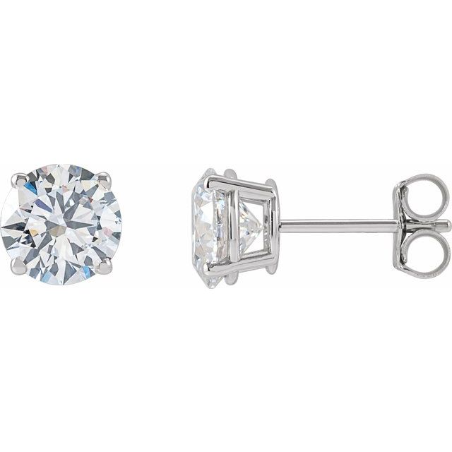 Round 2 CTW Lab-Grown Diamond Stud Earrings