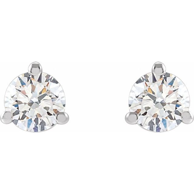 Round 1/3 CTW Lab-Grown Diamond Stud Earrings