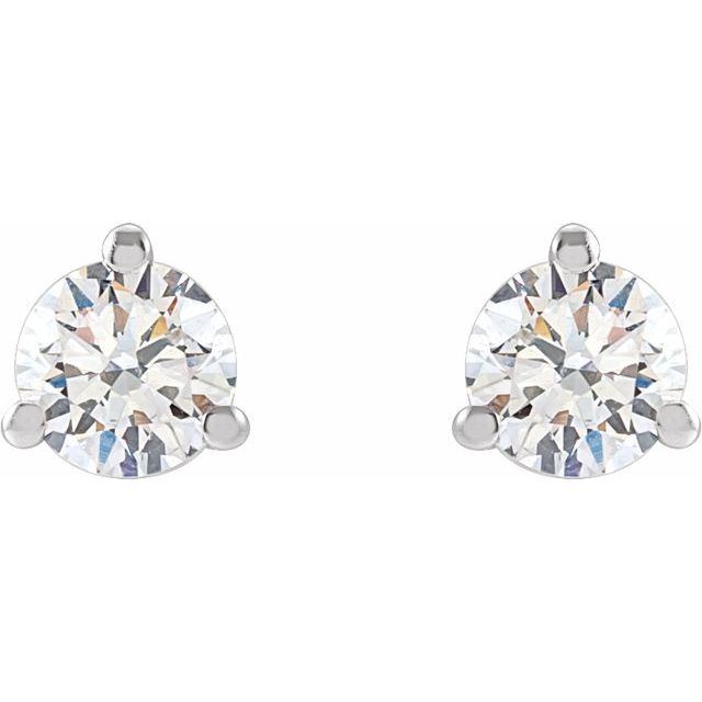 Round 1/6 CTW Lab-Grown Diamond Stud Earrings
