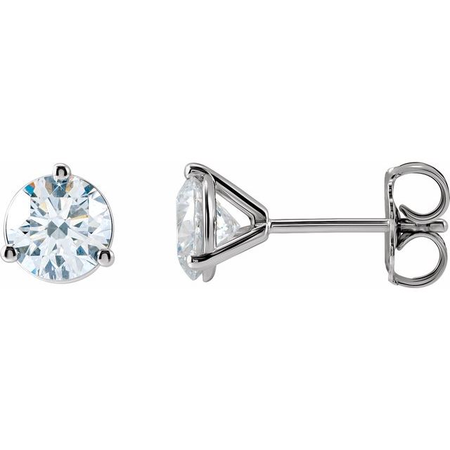 Round 1 1/4 CTW Lab-Grown Diamond Stud Earrings