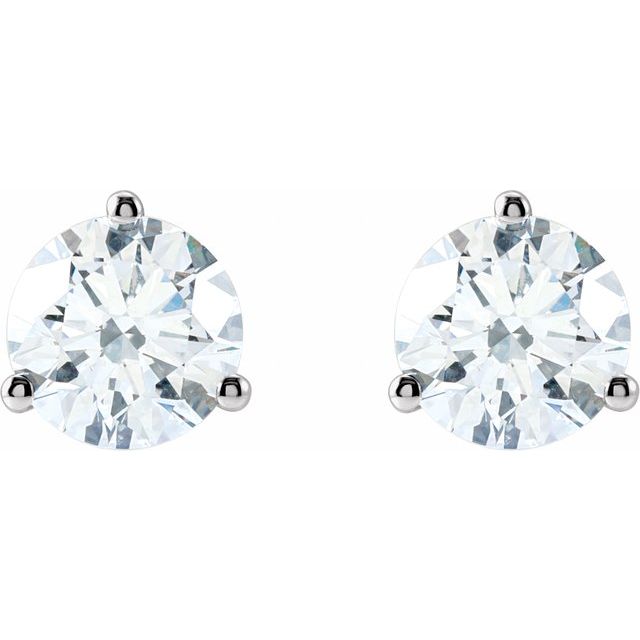 Round 1 1/2 CTW Lab-Grown Diamond Stud Earrings