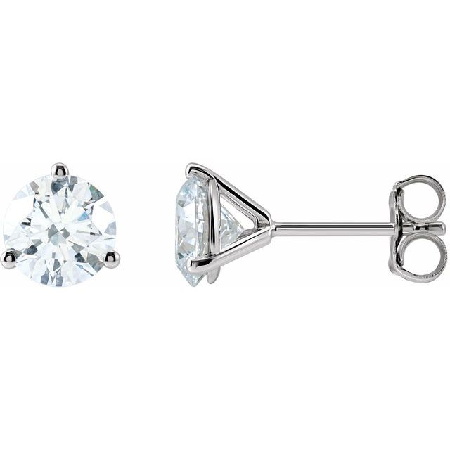 Round 1 1/2 CTW Lab-Grown Diamond Stud Earrings