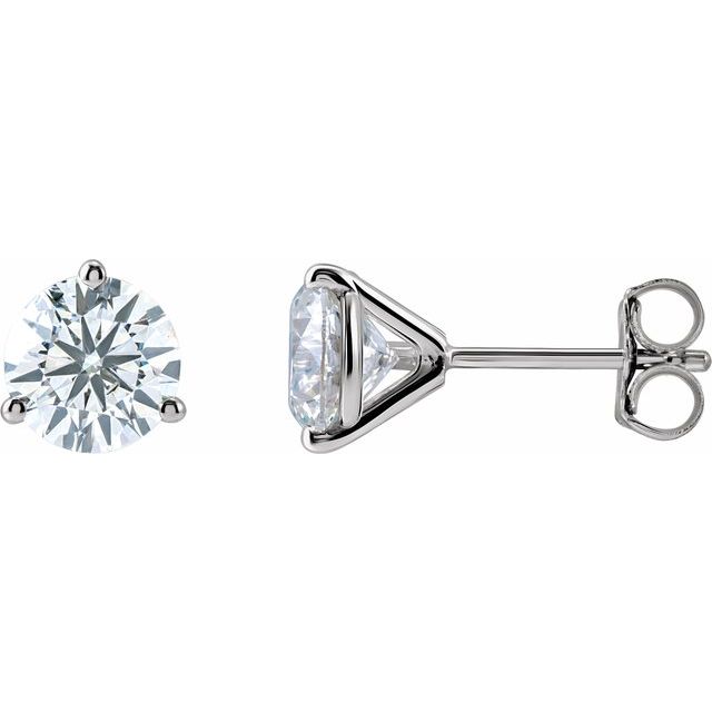 Round 2 CTW Lab-Grown Diamond Stud Earrings