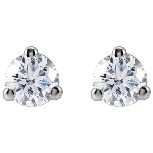 Round 1/5 CTW Lab-Grown Diamond Stud Earrings