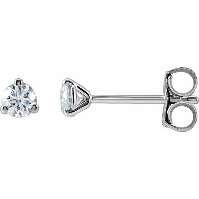 Round 1/5 CTW Lab-Grown Diamond Stud Earrings