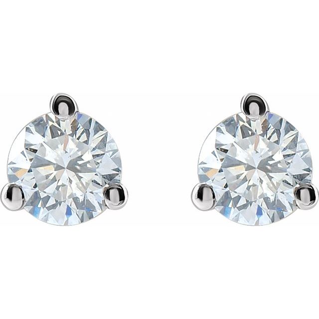 Round 1/4  CTW Lab-Grown Diamond Stud Earrings