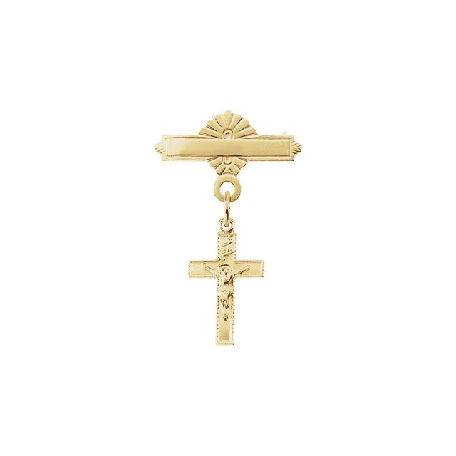 Crucifix Baptismal Pin