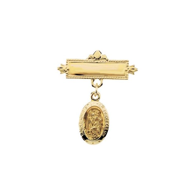 St. Christopher Baptismal Pin