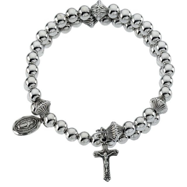 Bead Wrap Rosary Bracelet