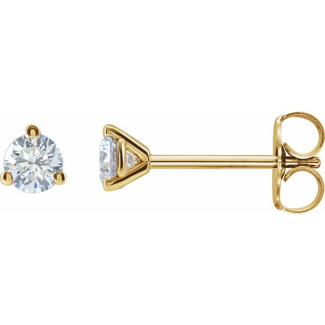 Round 1/4  CTW Lab-Grown Diamond Stud Earrings