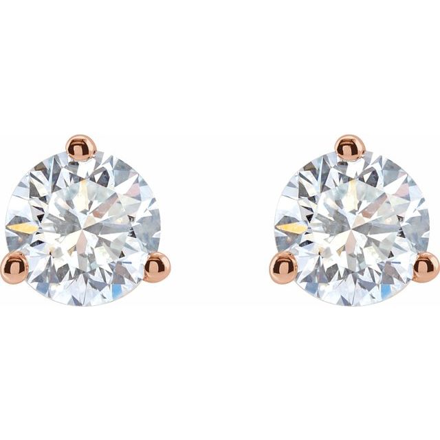 Round 1 1/4 CTW Lab-Grown Diamond Stud Earrings