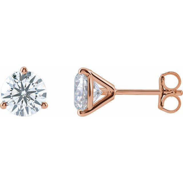 Round 1 1/2 CTW Lab-Grown Diamond Stud Earrings