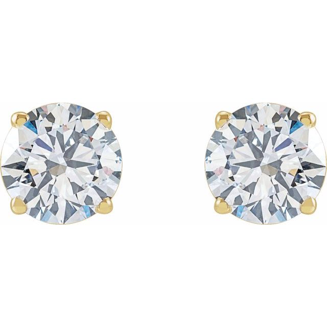 Round 1 1/2 CTW Lab-Grown Diamond Stud Earrings