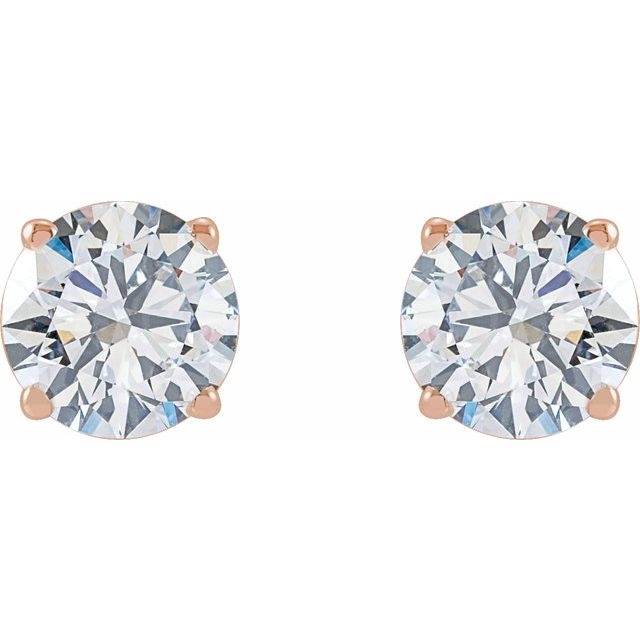 Round 1 1/2 CTW Lab-Grown Diamond Stud Earrings