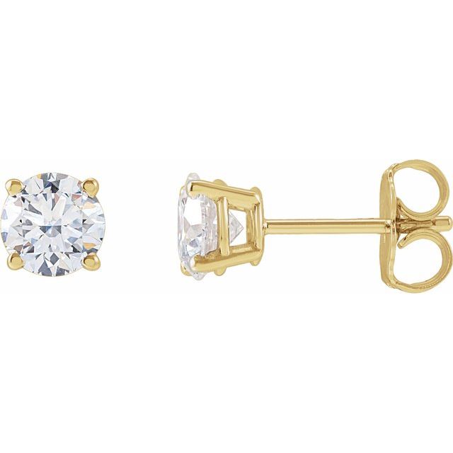 Round 1 1/4 CTW Lab-Grown Diamond Stud Earrings