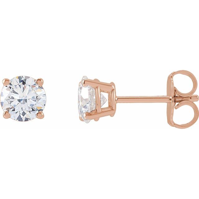 Round 1 1/4 CTW Lab-Grown Diamond Stud Earrings